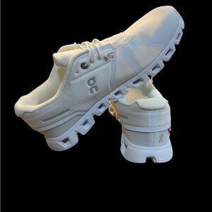 On Men's White Athletic Shoes